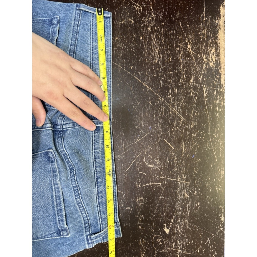 Old Navy Wow Boot-Cut Jeans Women's Size 12 Short Mid Rise Medium Wash Denim - Picture 5 of 7